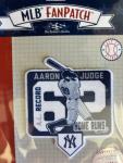 Aaron Judge Commemorative 62 Home Run Patch
