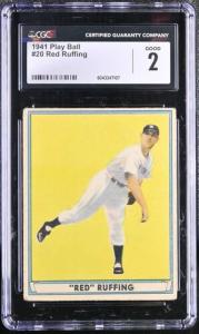 1941 Play Ball Red Ruffing Yankees Card