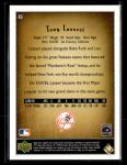 2002 SP Legendary Cuts Tony Lazzeri Yankees Card
