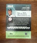 2022 Topps Stadium Club David Cone Auto Card