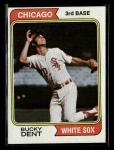 1974 Topps Bucky Dent Card #582