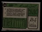 1974 Topps Bucky Dent Card #582