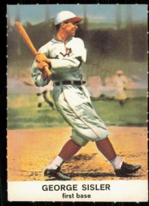 1961 Golden Press George Sisler St. Louis Browns Card