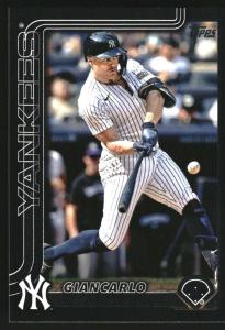 2025 Topps Black Giancarlo Stanton Card #262
