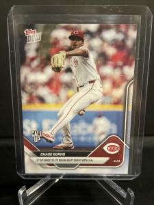 2025 Topps Now Chase Burns Rookie Card #345