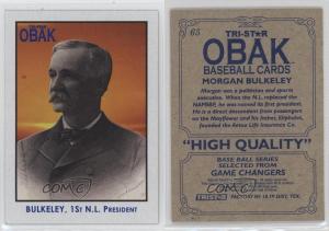 2010 TRISTAR Obak Morgan Bulkeley HOF Card
