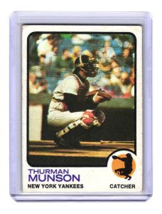 1973 Topps Thurman Munson #142 Yankees Card