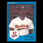 George Wright 1989 ProCards Phoenix Firebirds Card