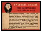 1961 Fleer Baseball Greats Ban Johnson #48 Card