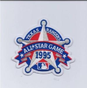 Texas Rangers 1995 All-Star Vintage Patch Card