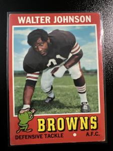 1971 Topps Walter Johnson Baseball Card #104