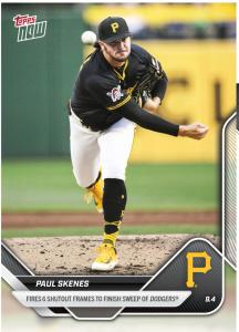 Paul Skenes 2025 MLB Topps NOW Card