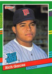 Rich Garces 1991 Donruss Rookie Baseball Card