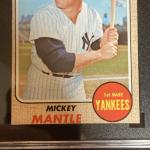 1968 Topps Mickey Mantle #280 SGC 3.5 Card