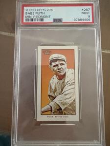 Babe Ruth 2009 Topps 206 Card Mint 9