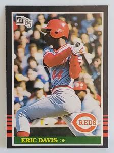1985 Donruss Eric Davis #325 Rookie Card