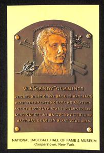 Hall of Fame Plaque Candy Cummings Card