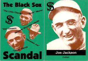 Black Sox Scandal 16 Card Set - Shoeless Joe Jackson