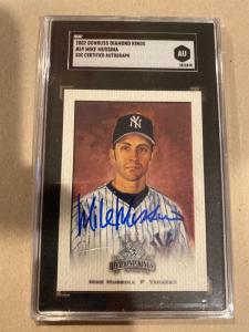 2002 Donruss Diamond Kings Mike Mussina Autograph