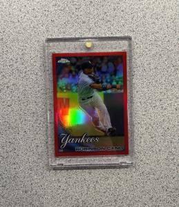 2010 Topps Chrome Robinson Cano Red Refractor /25