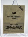 1981 Topps Reggie Jackson Baseball Card #107