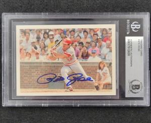 Pete Rose Autographed 1985 Topps #102 Card