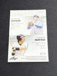Shohei Ohtani Hideki Matsui 2023 Dual Pink Card