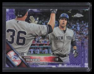 2016 Topps Chrome Mark Teixeira Purple Refractor #/275