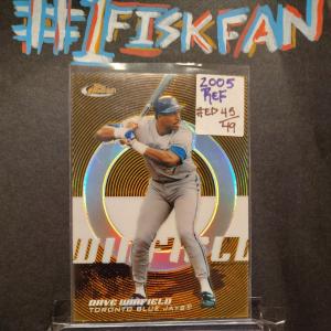 Dave Winfield 2005 Finest Gold Refractor #45/49