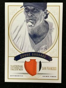 2012 Panini National Treasures Goose Gossage Relic
