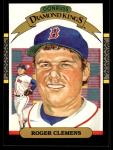 1987 Donruss Roger Clemens Diamond Kings Card