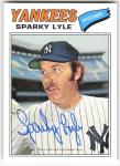 2016 Topps Archives Sparky Lyle Yankees Card