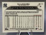 DJ LeMahieu 2022 Topps Chrome Orange Refractor /25