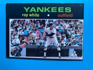 1971 Topps Baseball #395 Roy White Yankees Card