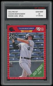 Colson Montgomery 2021 Pro Set Rookie Card #PS25