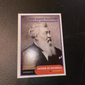 1999 Sotheby's Barry Halper #9 Alexander Cartwright Card