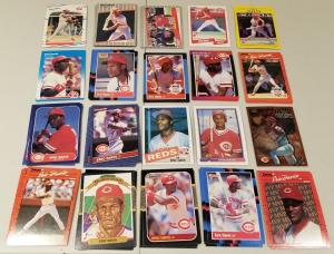 Massive Cincinnati Reds Baseball Card Lot - 100 Cards
