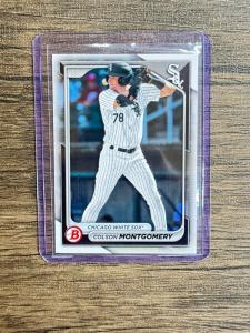 2024 Bowman Colson Montgomery White Sox Card