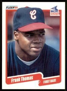 1990 Fleer Frank Thomas RC Chicago White Sox