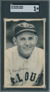 1936 National Chicle Rogers Hornsby St. Louis Cardinals Card