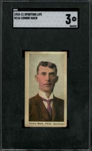 1910 Connie Mack M116 Sporting Life Card