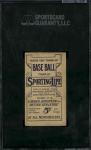 1910 Connie Mack M116 Sporting Life Card