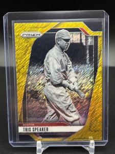 2025 Panini Prizm Tris Speaker Gold Shimmer /7