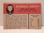 1961 Fleer Honus Wagner #150 Baseball Card