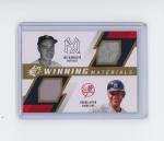 2009 Upper Deck SPx DiMaggio Jeter Dual Jersey Relic