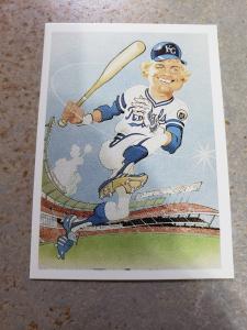 George Brett Kansas City Royals Caricature Card
