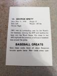 George Brett Kansas City Royals Caricature Card