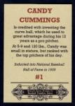 Candy Cummings Curve Ball Monarch Corona Mini Card