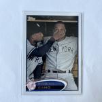 2012 Topps Robinson Cano Short Print Yankees Card