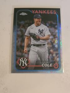 2024 Topps Chrome Gerrit Cole Logofractor Yankees